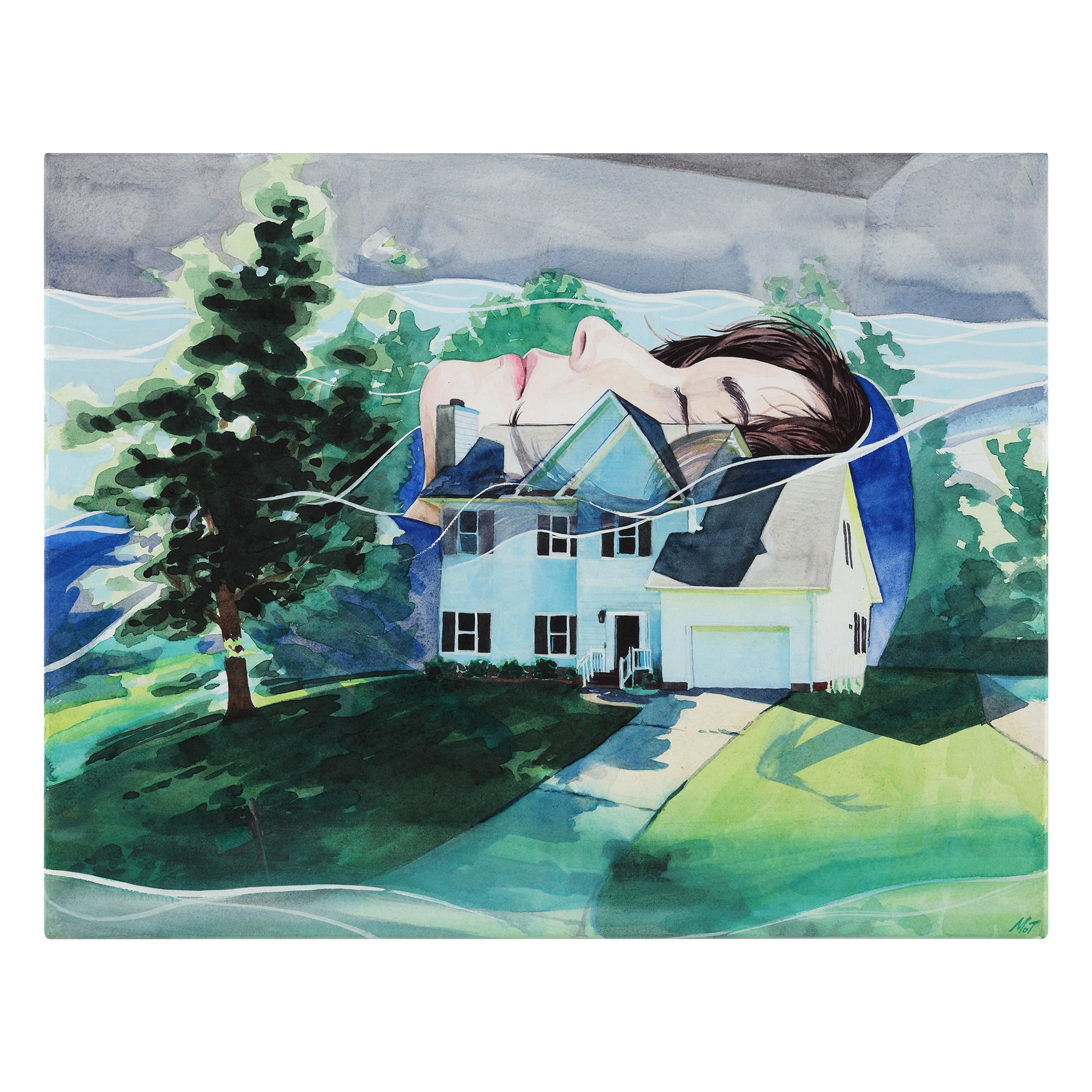 SoHo Urban Artist Select Stretched Cotton Watercolor Paper on 5/8" Frame - 6"x8" 140lb, 300gsm - 100% Acid-Free Cotton Paper for Mixed Media, Watercolor & More - Professional Artists, Students
