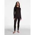 thumbnail image 2 of ClimateRight by Cuddl Duds Women's Warm Plush Warmth Thermal Crewneck Base Layer Top, Sizes XS-4X, 2 of 7