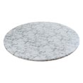 thumbnail image 1 of Bewildely Round Vinyl Fitted Tablecloth Table Cover with Flannel Decoración del hogar Blanco 114 a 140 cm, 1 of 1