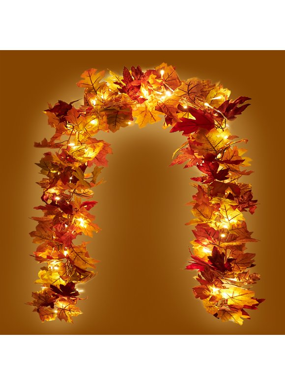 Fall Garland in Fall Decor