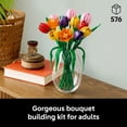 thumbnail image 5 of LEGO Botanicals Tulip Bouquet Building Set for Adults - Artificial Flowers for Home, Bedroom, Book Shelf Decor - Women & Men, Ages 18+ - Gift for Birthdays - 11501, 5 of 10
