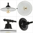 thumbnail image 5 of JONATHAN Y Bonner 12" 1-Light Farmhouse Industrial Indoor/Outdoor Iron LED Victorian Arm Outdoor Sconce, White, 5 of 7