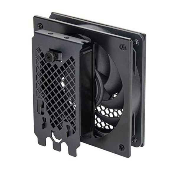 External Cooling Fan Adapter Bracket, Black