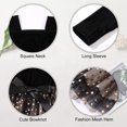 thumbnail image 7 of Ardorlove Kids Girls Long Sleeve Velvet Tulle Dress Square Neck Tutu Princess Dress for Wedding Birthday Commemorative Day Party, 7 of 7