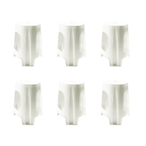 Banco marca Duna modelo CAPRI PDA003A-012 color blanco 1 pieza. Material plástico resistente.