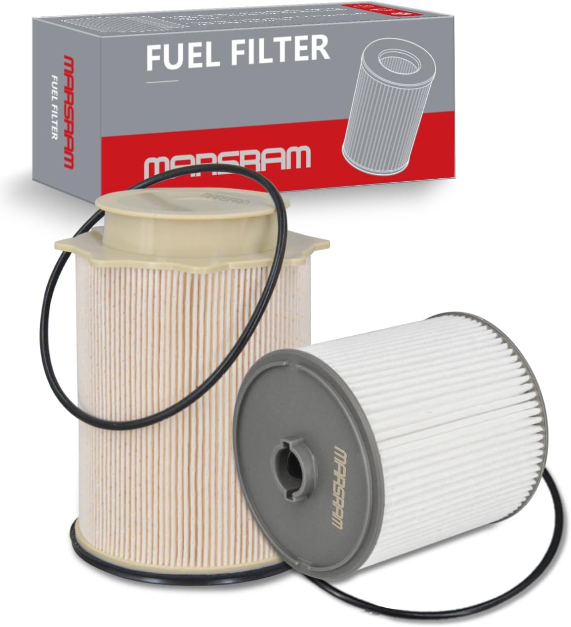 Azcarbro Diesel Fuel Filter Water Separator Kit For Ram 2500-5500 6.7L (2013-2021) – 2 Filters + O-Rings