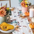 thumbnail image 4 of Orange Blue Pumpkin Table Runner, Autumn Thanksgiving Kitchen Dining Table Decoration for Home Party Decor 18x72 Inches, 4 of 9