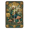 thumbnail image 3 of Cute Witch Frog Picnic Blanket Waterproof Outdoor Beach Blanket Hand-held Pad Suitable for Travel, Camping, Beach, Family Gatherings, 3 of 8
