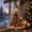 B#3, variant on SLYNSHome Light-Up Christmas Ornament Ball Stacked Gift Box Scene With Red Green Gold Presents Candy Canes And Golden Stars For Mantelpiece Holiday Tree Decor,10cm