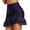 style 02-Dark Blue, variant on PEASKJP Girls Swim Shorts 14-16 Women's Swim Skirt High Waisted Fold Bathing Suit Skirt Built In Swim Shorts Bottoms For Women