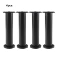 thumbnail image 3 of Cateissary Metal ajustable para camas, armarios de TV, altura antideslizante, goma para muebles de 18cm de altura para aumentar muebles Decoración del hogar negro 4 piezas 【18-30 CM】, 3 of 6