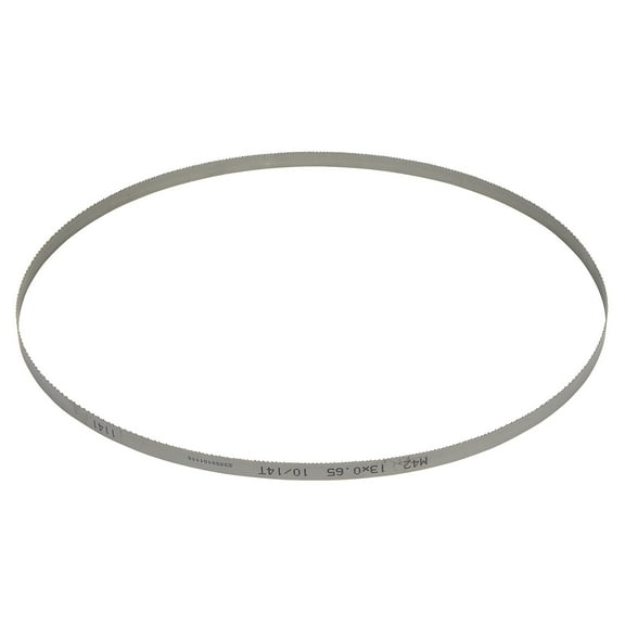 Klutch Portable Band Saw Blade, 44in. x 7/8in. x 1/2in. 10/14 TPI, for Non-Ferrous Metals   Mild Steel