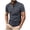 Gray, variant on Mens Shirts Casual Stylish Button Down Short Sleeve Shirt Summer Vacation Shirts Loose Athletic Pullover Tee