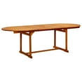 thumbnail image 4 of vidaXL 7 Piece Patio Dining Set Solid Wood Acacia, 3079639, 4 of 9