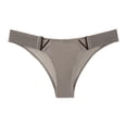 thumbnail image 1 of Aayomet String sous-Vêtements pour Femmes Caleçons Courts Couleur Unie Soie Glacée Taille Basse Caleçons Courts (B, m), 1 of 2