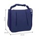 thumbnail image 4 of Bolsa de maquillaje portátil, informal, de moda, para guardar brochas y cosméticos. Azul oscuro, 4 of 9