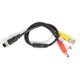thumbnail image 3 of Kuymtek M12 4Pin cabeza de aviación hembra a BNC/RCA/DC CCTV Cámara AV Cable adaptador Kuymtek 2pa8sm1fa8jf2qe8, 3 of 6