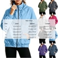 thumbnail image 3 of SYwaren Women's Lightweight Waterproof Rain Jacket Full Zip Hooded Mock Neck Hiking Athletic Casual Long Sleeve with Pockets, 3 of 7
