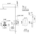 thumbnail image 5 of Three Functions Shower Faucet Set, Complete Shower System with Rough-in Valve, 5 of 5