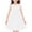 White, variant on MKOSPLRT Girls Summer Dresses Sleeveless Crewneck Midi Dress Basic Solid Coloe Party Dress Flowy Wedding Knee Length Dresses 4-14 Years