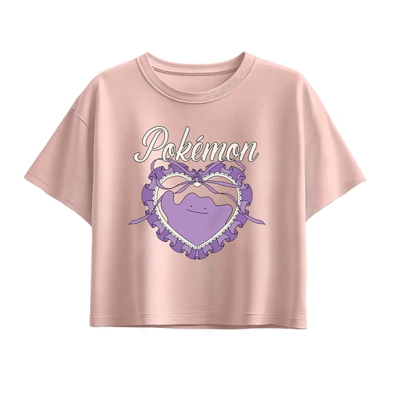 Pokémon - Coquette Ditto - Youth Girls Boxy T-Shirt