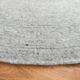 thumbnail image 3 of SAFAVIEH Braided Ronan Solid Reversible Area Rug, Gray, 8' x 8' Round, 3 of 11