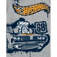 thumbnail image 4 of Hot Wheels Toddler to Big Kid T-Shirt and French Terry Shorts Outfit Set, 2-pcs, Gray, 4 of 5
