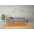 thumbnail image 3 of Ahgly Company Indoor Square Oriental Orange Traditional Area Rugs, 6' Square, 3 of 4