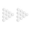 thumbnail image 4 of Vogacara 10pcs 8cm White Modelling Craft Polystyrene Balls Spheres Foam Tipo 1 2Conjunto, 4 of 6