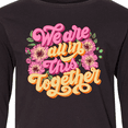 thumbnail image 4 of Inktastic Inspirational Quote We are all in This Together Long Sleeve Youth T-Shirt, 4 of 5