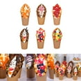 thumbnail image 6 of AFQH Egg Waffle Ice Cream Model Ice Cream Food Food Fake Egg Waffle Display Gourmet, 6 of 9