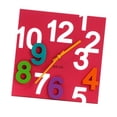 thumbnail image 1 of Reloj de pared de moda acrílico cuadrado de 30x30 cm / 12 pulgadas, reloj silencioso con números huecos 3D, decoración de oficina para habitación de c rojo Zulema Reloj colgante de pared, 1 of 8