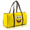 thumbnail image 2 of SpongeBob SquarePants Mini Duffle Bag for Kids  Small SpongeBob Travel Bag for Boys, Girls, Toddlers  Cute Character Overnight Bag for Sleepovers, School, Sports  Ages 3+, 2 of 6