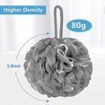 thumbnail image 2 of Bath Loofah Large 80g Shower Sponge Body Scrubber Mesh Pouf For Men And Women, 2 of 4