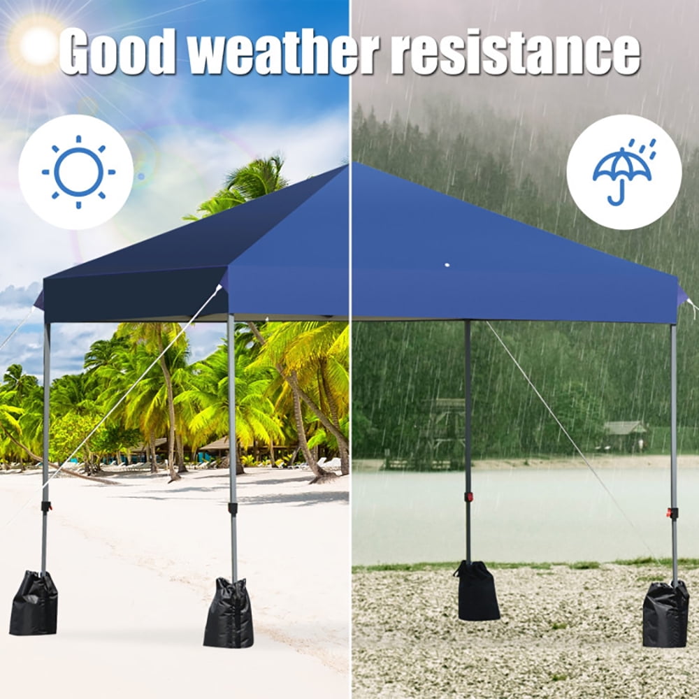 Aimee Lii 8' x 8' Outdoor Pop up Canopy Tent with Roller Bag, Gazebo Tent for Party Wedding BBQ Events, Blue Aimee Lii 8' x 8' Outdoor Pop up Canopy Tent with Roller Bag, Gazebo Tent for Party Wedding BBQ Events, Blue