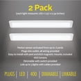 thumbnail image 4 of Bell + Howell Bionic White 2 Pack Motion Sensor Rechargeable LED Under Cabinet Lights Easy Clean Care, 4 of 6