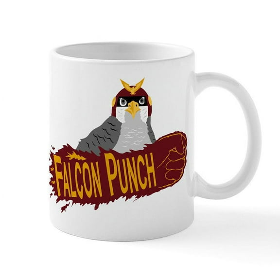 CafePress - Falcon Punch Mug - 11 oz Ceramic Mug - Novelty Coffee Tea Cup
