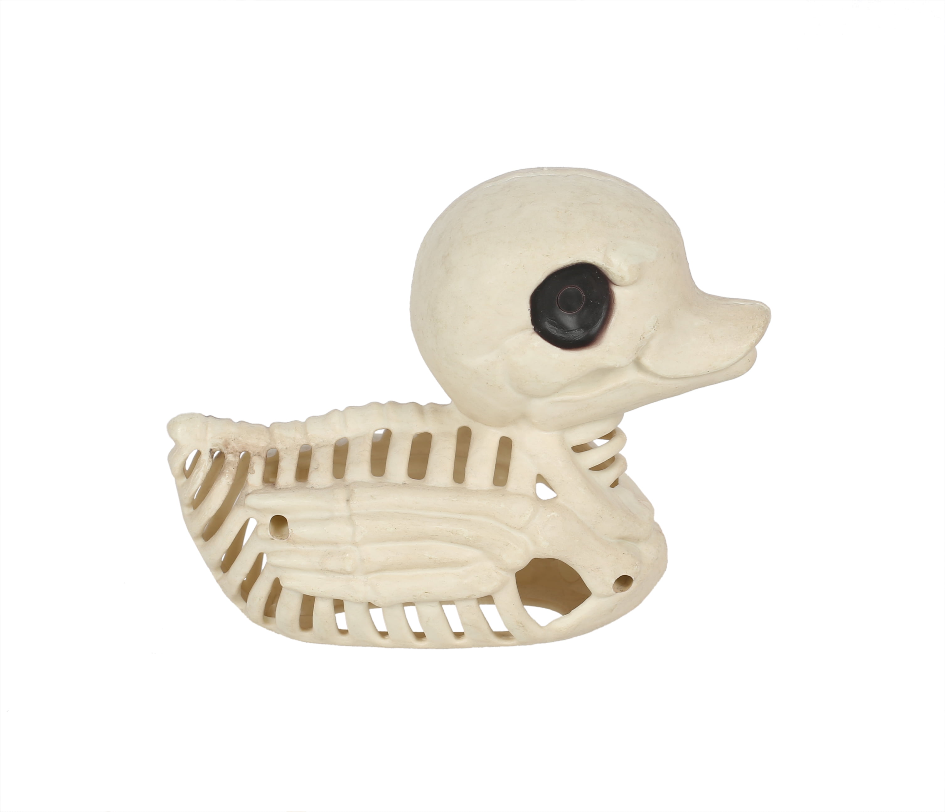 Way To Celebrate Halloween Skeleton Duck, Bone Color Plastic Decoration