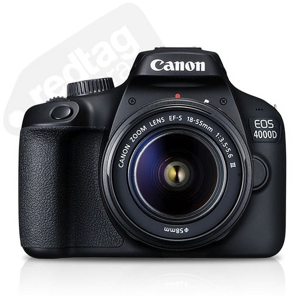 Canon EOS 4000D 18.0MP Digital SLR Camera with 18-55mm EF-S f/3.5-5.6 Lens - International Version