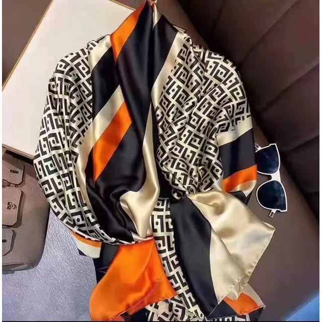Chales grandes de marca de lujo con estampado vintage para mujer, pashmina, Hijab, Foulard, diseño de moda, estola de playa, bufandas para la cabeza, Invierno qiuyongming unisex