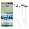 thumbnail image 4 of segolike Led Garden Street Lights Railway Train Lamp Post 2 Head, 4 of 9