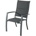 thumbnail image 6 of Hanover Tucson 7-Piece Dining Set with 6 Padded Sling Chairs and a Faux Wood Dining Table, 6 of 11