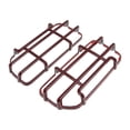 thumbnail image 1 of Bisel de recorte de faros Unique Bargains, bisel de faro, decoración de cubierta de faro para Ford Bronco 2021-2023, fibra de carbono roja, ABS, 1 par, frontal izquierdo, frontal derecho, 1 of 1