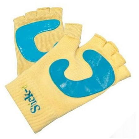Yoga Stick-e Products 3060 Stick-e Yoga Gloves... for a Secure Grip Beige 1 Pair One Size