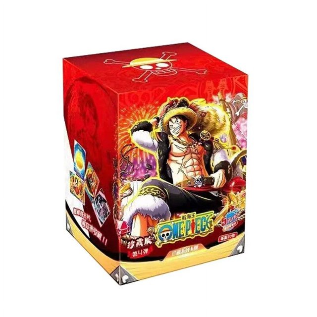 Tarjeta genuina de una pieza y país de la tierra Luffy Zorro Sanzhi Robin Kaido quería ordenar tarjetas de colección de rompecabezas