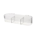 thumbnail image 1 of Cateissary Estante de almacenamiento para cocina, compartimentos para puerta de armario de baño, tarro para condimentos, soporte para artículos Cocina y Comedor Transparente, 1 of 6