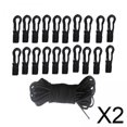 thumbnail image 1 of Cuerda elástica,Cuerda elástica elástica con cordón elástico para kayak,Cuerda elástica con cordón elástico,Kayaks Barco Camping Accesorios al aire libre saltar,Cuerdas elásticas, 1 of 5
