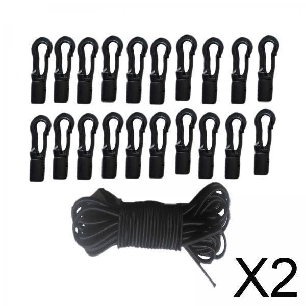 Cuerda elástica,Cuerda elástica elástica con cordón elástico para kayak,Cuerda elástica con cordón elástico,Kayaks Barco Camping Accesorios al aire libre saltar,Cuerdas elásticas