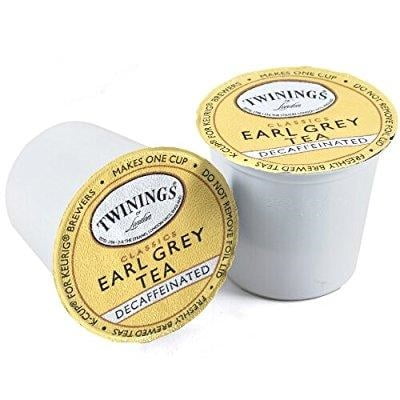 twinings decaf earl grey tea keurig k-cups, 96 count