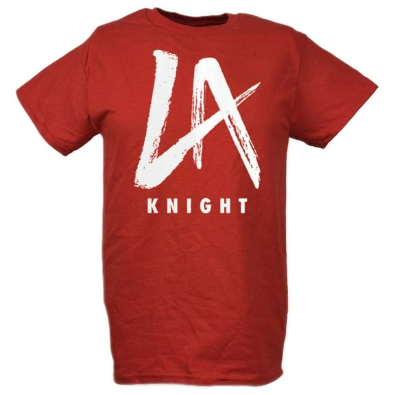 LA Knight Big White Logo Red T-shirt